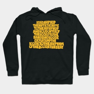 „Rapper's Delight“ Old School Graffiti Design Hoodie